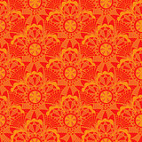 Vintage orange seamless pattern
