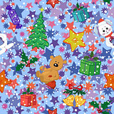 Christmas holiday seamless pattern