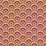 Vintage gold and purple seamless pattern