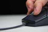 Fingers on mouse