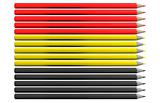 pencils flag germany