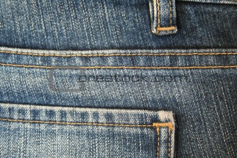 Jeans. The seam. The background.
