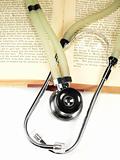 Stethoscope on Books