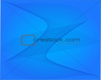 Blue abstract background - vector