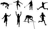 Athletic silhouettes