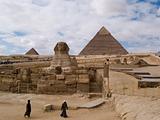 pyramids and sphinx