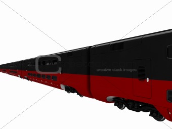 Train express isolated view