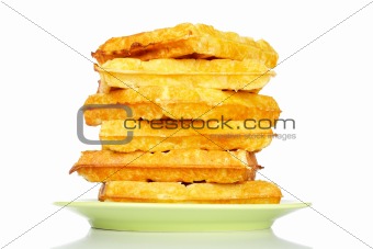Stack of waffles
