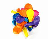 Multi-coloured  balloons 