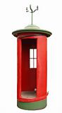 Vintage Round Telephone Booth