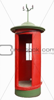 Vintage Round Telephone Booth