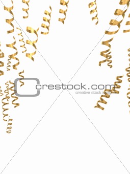 golden ribbons