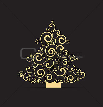 Vector Christmas tree
