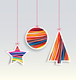 Vector Christmas decorations