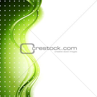 Abstract wavy dotted bright background