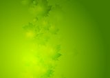 Abstract summer vector background with green leaves
