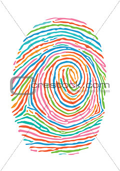 Color fingerprint. Secure identification
