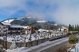 Cemetery in Kirchberg in Tyrol, Austria