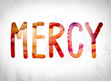 Mercy Concept Watercolor Word Art