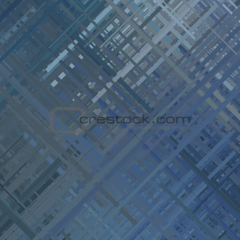 Blue Glitch Background
