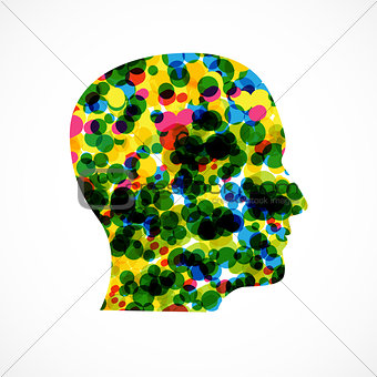 Human Head Concept Vector Illustration
