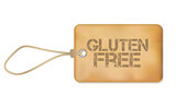 Gluten Free Old Paper Grunge Label Vector Illustration