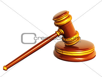 Judicial 3d gavel