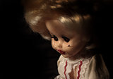 Vintage spooky doll