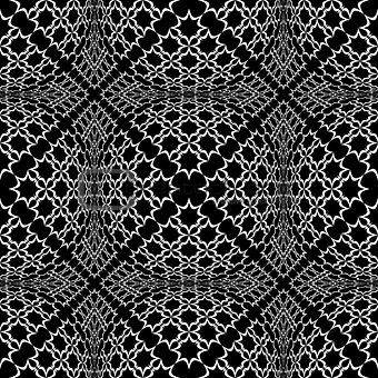Seamless checked pattern with optical 3D effect. 