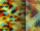 Abstract background with triangles. Vector illustration
