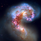 Antennae Galaxies are a galaxies in the constellation Corvus.