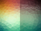 Abstract vector background with triangles.
