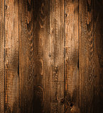 Natural Dark Wooden background. Old dirty wood