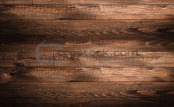 Natural Dark Wooden background. Old dirty wood