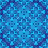 Bright Blue Gradient Seamless Pattern
