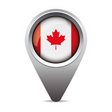 Canada pointer vector flag