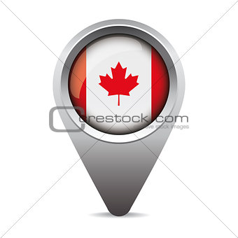 Canada pointer vector flag