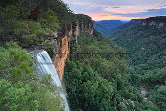 Sunset at Fitzroy Falls Southern Highlands