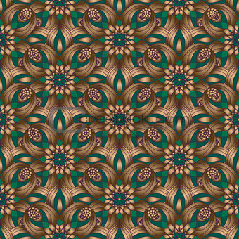 Bronze gradient seamless pattern