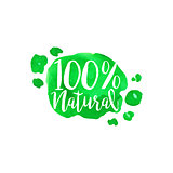Percent Natural Fresh Products Promo Sign