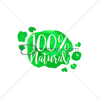 Percent Natural Fresh Products Promo Sign