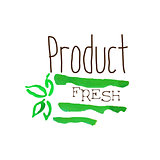 Green Fresh Products Promo Sign