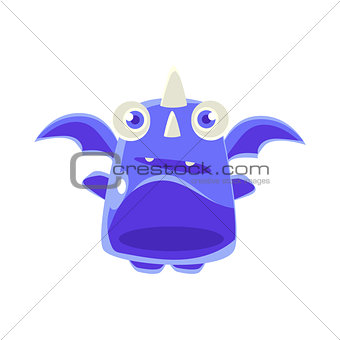 Cute Jelly Toy Blue Dragon Icon