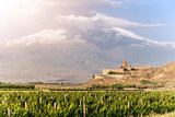 Khor Virap and Mount Ararat