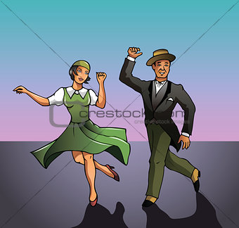 Dancing couple