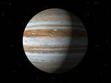 Planet Jupiter done with NASA textures