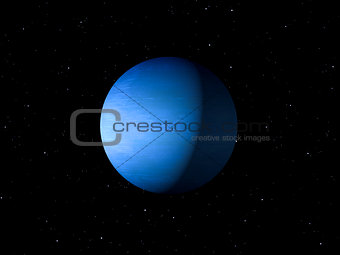 Planet Neptune done with NASA textures