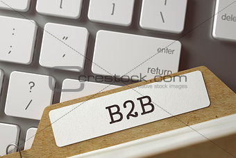 Folder Register B2B. 3D.