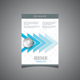 Brochure design template 