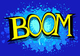 Comic book word boom.